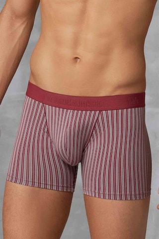 Doreanse Erkek Modal Çizgi Desenli Normal Paça Boxer 1866-Lacıvert Lacivert