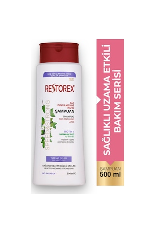 Restorex Speed Strong Saç Dökülmesine Karşı Şampuan 500 ml - Sarmaşık Özlü, Sağlıklı Uzama, Dökülme Karşıtı