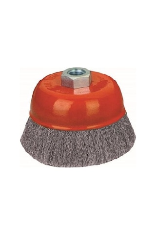 Leo Saçaklı Çanak Tel Fırça 100 Mm