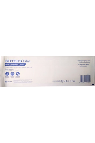 Kuteks Film Pedli Şeffaf Yara Örtüsü 10 X 35 Cm 1 Adet