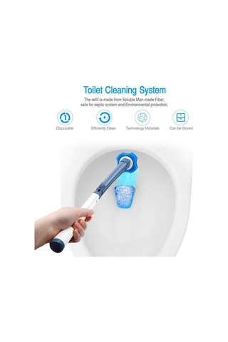 Banyo Tek Kullanımlık Tipi Tuvalet Fırçası Set Uzun Sap Yok Ölü Açı Temizleme Fırça Tutucu Wc Banyo Aksesuarları Temizleme Aracı Tuvalet Fırçası Tutucular Altın - Krom