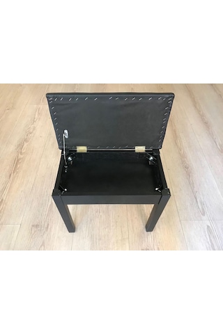Cremonia Ptcbk Piyano Taburesi - 50 Cm Siyah Aksesuar Konforlu Yumuşak Minder, Dayanıklı Metal Ayak Yapısı Ve Şık Mat Siyah Bitiş