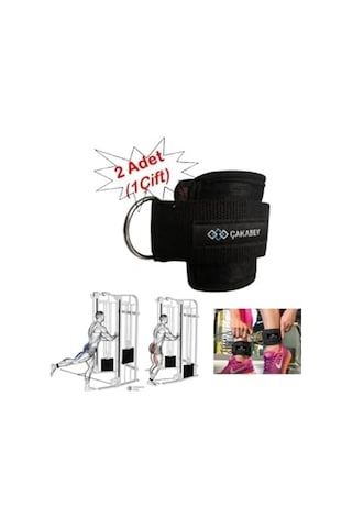 Ankle Straps Fitness Ayak Bileği Ağırlık Çalışma Kemeri Cable Kickback Bilek Aparatı Sağ/sol Takım Siyah Açık Kırmızı