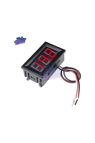 Kırmızı Mavi 100v 10a-dc 0- 100v Mini Dijital Voltmetre 10a Panel Amp Volt Gerilim Akım Cihazı Dedektörü Led Test Cihazı 43845677