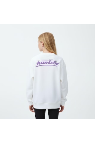 Kpop Kız Çocuk Sweatshirt St09620 KREM