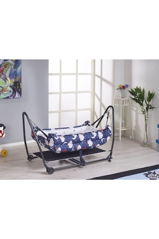 Rumiki Lüks Kolay Kurulumlu Pratik Sallanır Bebek Hamak Beşik