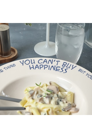 Keramika Happiness Ege Makarna Tabağı 28 Cm 22787 Beyaz