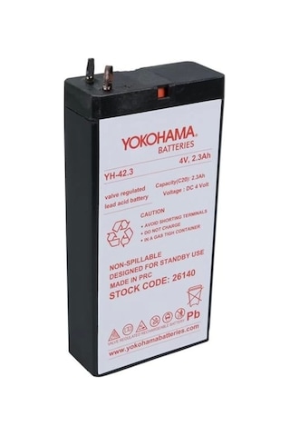 Yokohama Yh-42.3 4 Volt - 2.3 Amper Akü 50x100x22 Mm