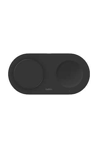 Belkin Boostcharge Pro 2-in-1 Qi2 15 W Kablosuz USB-C Şarj Standı Siyah