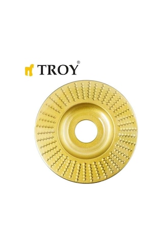 Troy 25071 Avuç Taşlamalar İçin Ahşap Törpü Diski, Düz Yassı