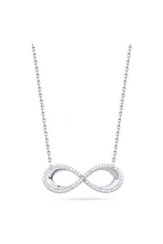 Brezza Lusso Jewelry Sonsuzluk Model Gorgeous Kadın Gümüş Kolye Gümüş