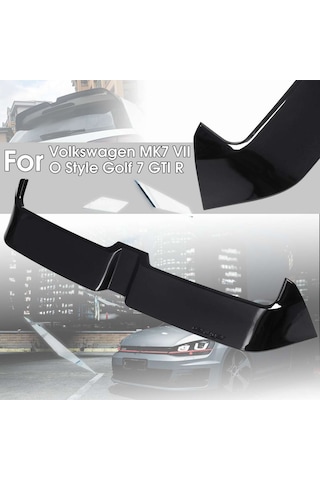 Autogp Vw Golf 7 7,5 Bagaj Üstü Spoiler Oettinger Pianoblack Boyalı 2012+