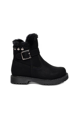 Trender Polact Filet 24064 Siyah Kız Çocuk Bot & Bootie Dm04c24064 Siyah