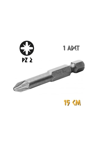 Kupa Tyson Vidalama Ucu Bits Uç - Pz2 Yıldız - 15 Cm. - 1 Adet
