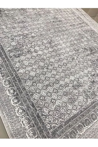 Merinos Halı Rodin 60893 095 Serisi Akrilik Salon Oturma Yatak Odası Halısı Gri