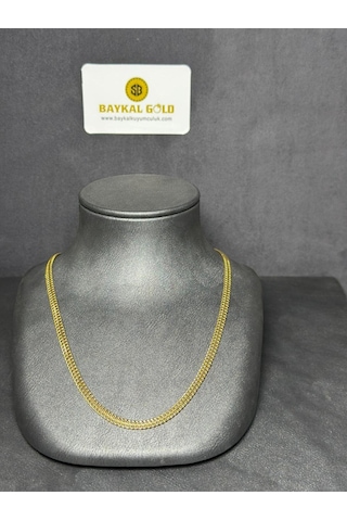 Baykal Kuyumculuk 14 Ayar V Desen Zincir Kolye 8.15 Gr.
