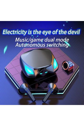 Jeemson Oyuncu T28 Tws Kablosuz Kulaklık - Profesyonel Oyun Çipi, Gecikmesiz, Su Geçirmez, Dokunmatik Kontrol, Beyaz