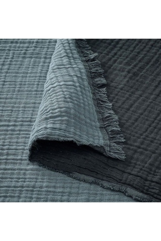 Ikea Vallkrassıng Polar Koltuk Örtüsü Tek Kişilik 150 X 200 Cm Lacivert