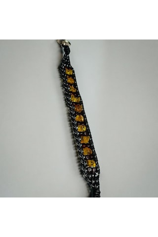 Kaya Damla Kehribar Bileklik 164685779 Sarı