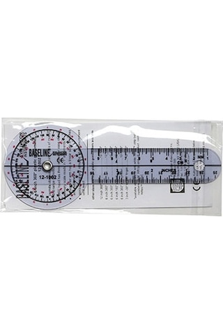 Baseline 12-1002 Plastik Gonyometre 360 Derece 15 CM