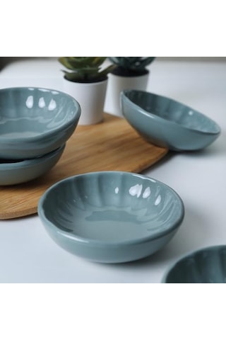 Granit Turkuaz Sirius Çerezlik/sosluk 12 Cm 6 Adet Q07 Genel