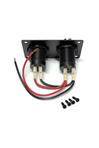 Goldsea Marine Tekne Şarj + Usb Soketi Alüminyum Çerçeveli 12-24V