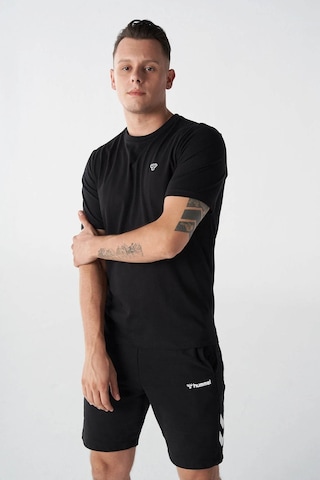 Hummel Erkek T-shirt Siyah 911865-2001 Hmlt-ıc Ico 24yw61000105 W610094