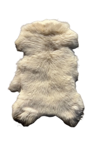 Üst Düzey Naturel Boyasız Medikal Özellikte Koyun Postu 100 X 65 Cm Beyaz