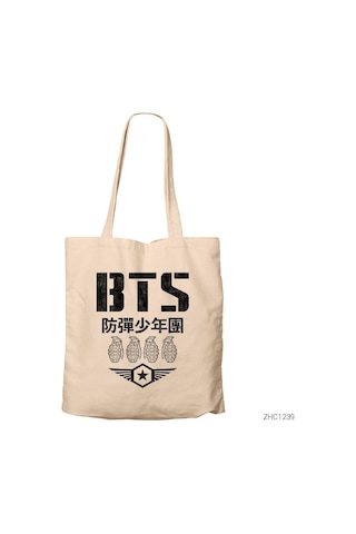 Bts Grenades Kanvas Bez Çanta