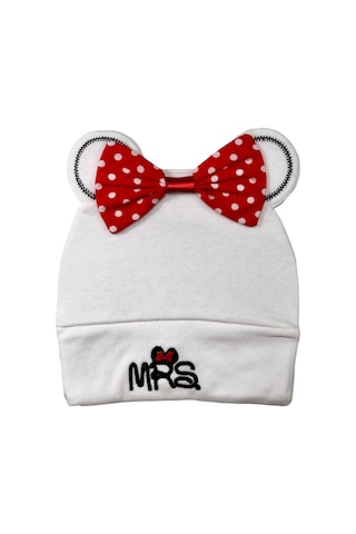 Cramerr Bebek Penye Nakışlı Bere Mini&Miki (Ön Bant Çift Katlı)