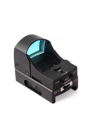 Yakın Menzilli Için Hedefleme Çift Renk Işıklı Reddot Sight Siyah
