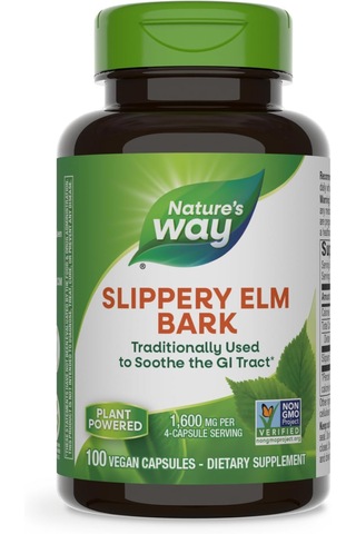 Nature's Way Slippery Elm Bark Traditional Support To Soothe The 100 Caps