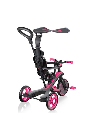 Globber Explorer 4 in 1 3 Tekerlekli Bisiklet Pembe