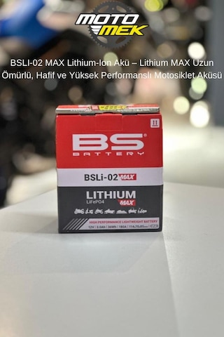 Honda Cbr 500r Cg 125 Titan Cl 250 Cl-x 250 Bslı-02 Max Lithium-ıon Akü Uzun Ömürlü
