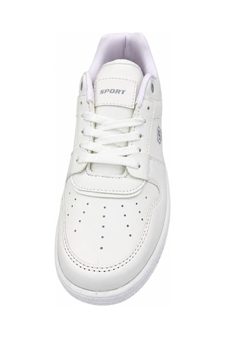Papucumun Dünyası Unisex Bağcıklı Hafif Sport Tasarım Günlük Mevsimlik Sneaker Beyaz