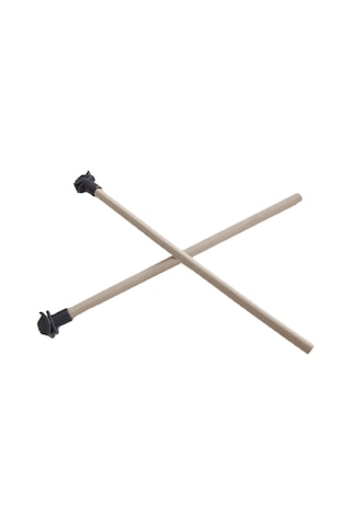 Markapet Doğal Ahşap Kuş Tüneği Standart Siyah 2 Adet 1.2 CM - 25 CM