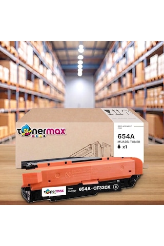 Hp 654a Cf330x Siyah Uyumlu Toner - Çipli / Color Laserjet Enterprise M651