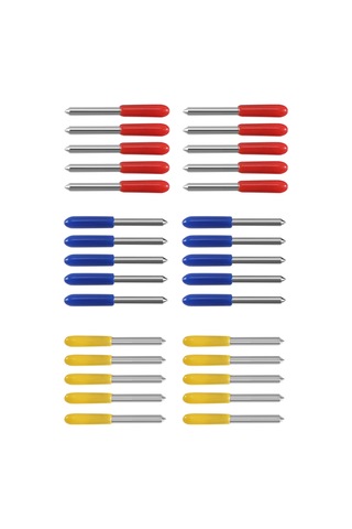 30 Adet 30 45 60 Derece Roland Plotter Bıçak Ofseti