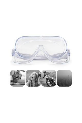 Bloomnest Patlamaya Dayanıklı Güvenlik Gözlüğü Pvc/pc Malzemeden Şeffaf, Çok Renkli Çok Renkli