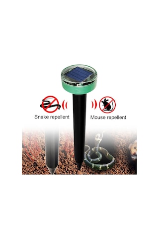 Jms Açık Güneş Sıçan Kovucu Ultrasonik Haşere Yılan Köstebek Sıçan Fare Kovucu