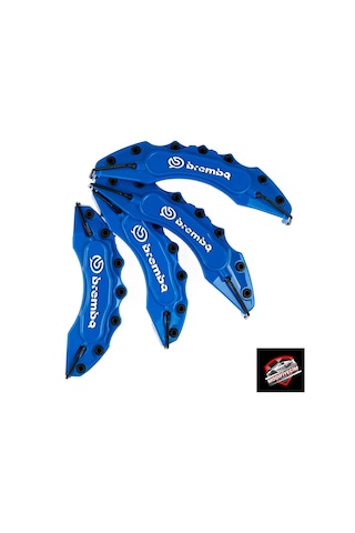 Mavi Brembo Üstü Baskılı Kaliper Kapağı 4'Lü Set