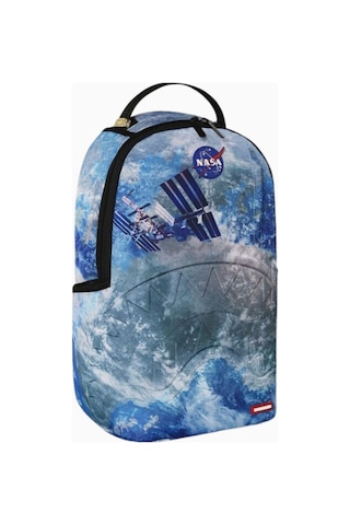 Sprayground Nasa Uluslararası Uzay Istasyonu Dlxr Sırt Çantası, Şık & Dayanıklı Mavi