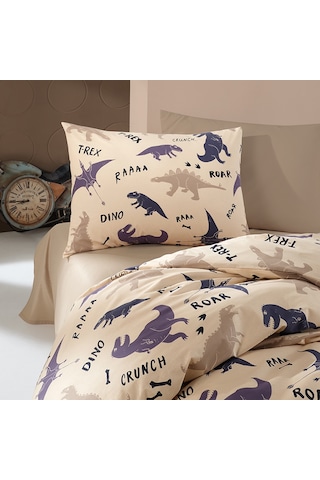 Coté Blanc Dino %100 Pamuk Tek Kişilik Nevresim Takımı