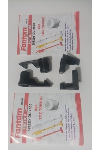 Fantom Pratik P1200 Süpürge 2 Adet Toz Torbası Ve 4 Tırnak Kilidi (514705178)