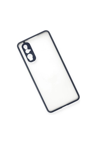 Gld-spt- Newface Oppo Find X2 Kılıf Montreal Silikon Kapak - Lacivert