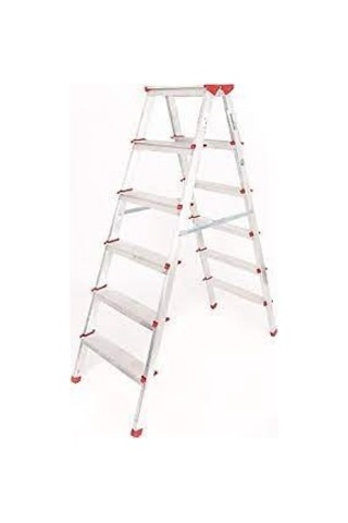 Cömert Alüminyum Çift Çıkışlı 6 Basamaklı Merdiven
