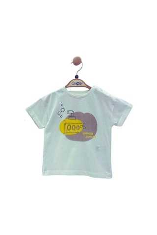 Çikoby Erkek Bebek Pamuklu T-shirt Kareli Şortlu Takım-13911 Siyah