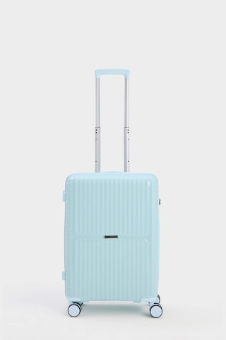 Defacto Unisex Sert Kapaklı Çekçekli Küçük Boy Valiz E7080axnsbe826 Mavi-be826