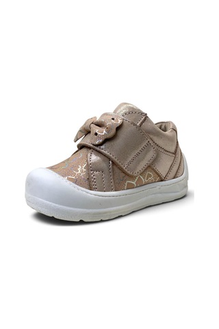 Tuğba Ortopedi 311 Kız Bebek Deri İlk Adım Sneaker Pudra