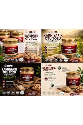 Karnıyarık Otu Tozu Psyllium 100% Saf Doğal Bitkisel Lif 200 Gram